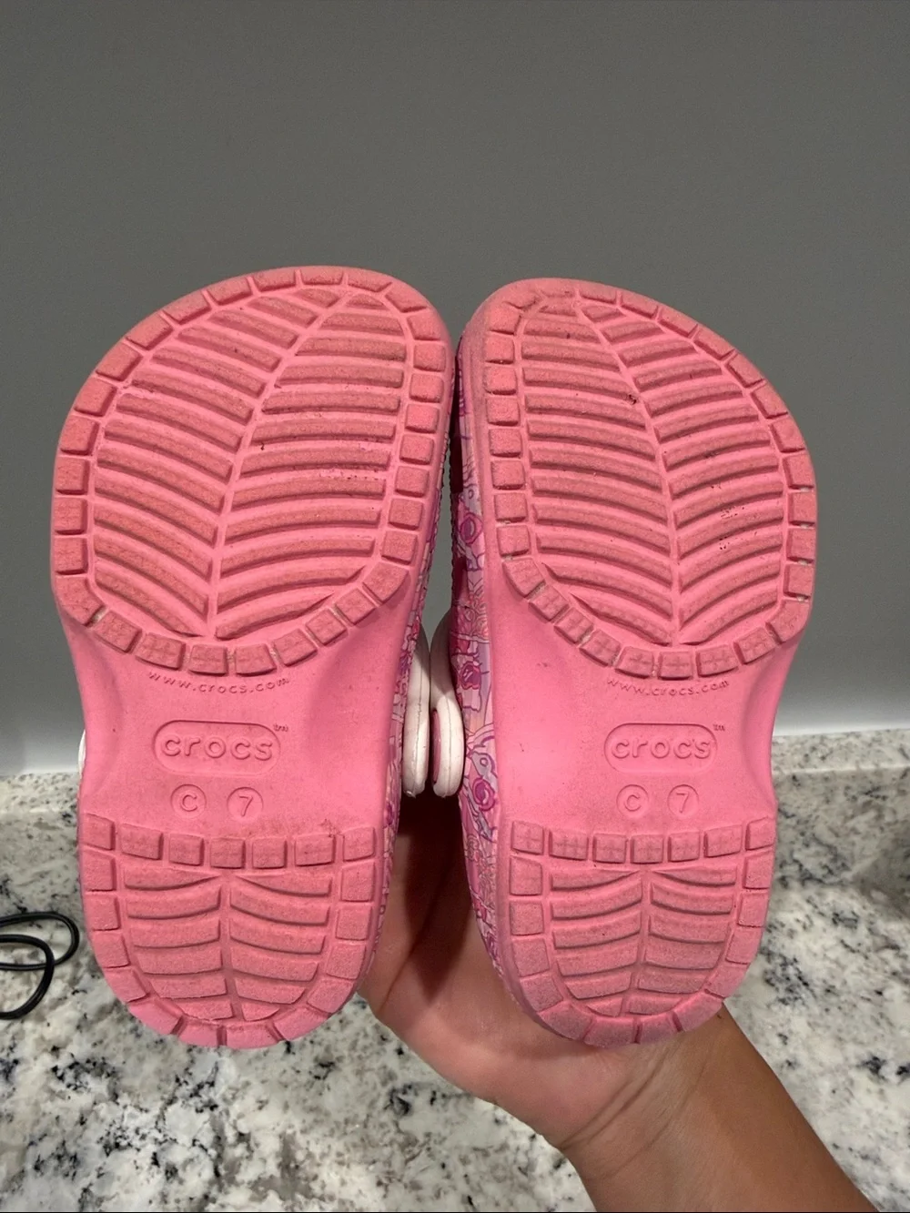 Sanrio Hello Kitty and Friends Character Closed Toe Crocs- Girls C7
